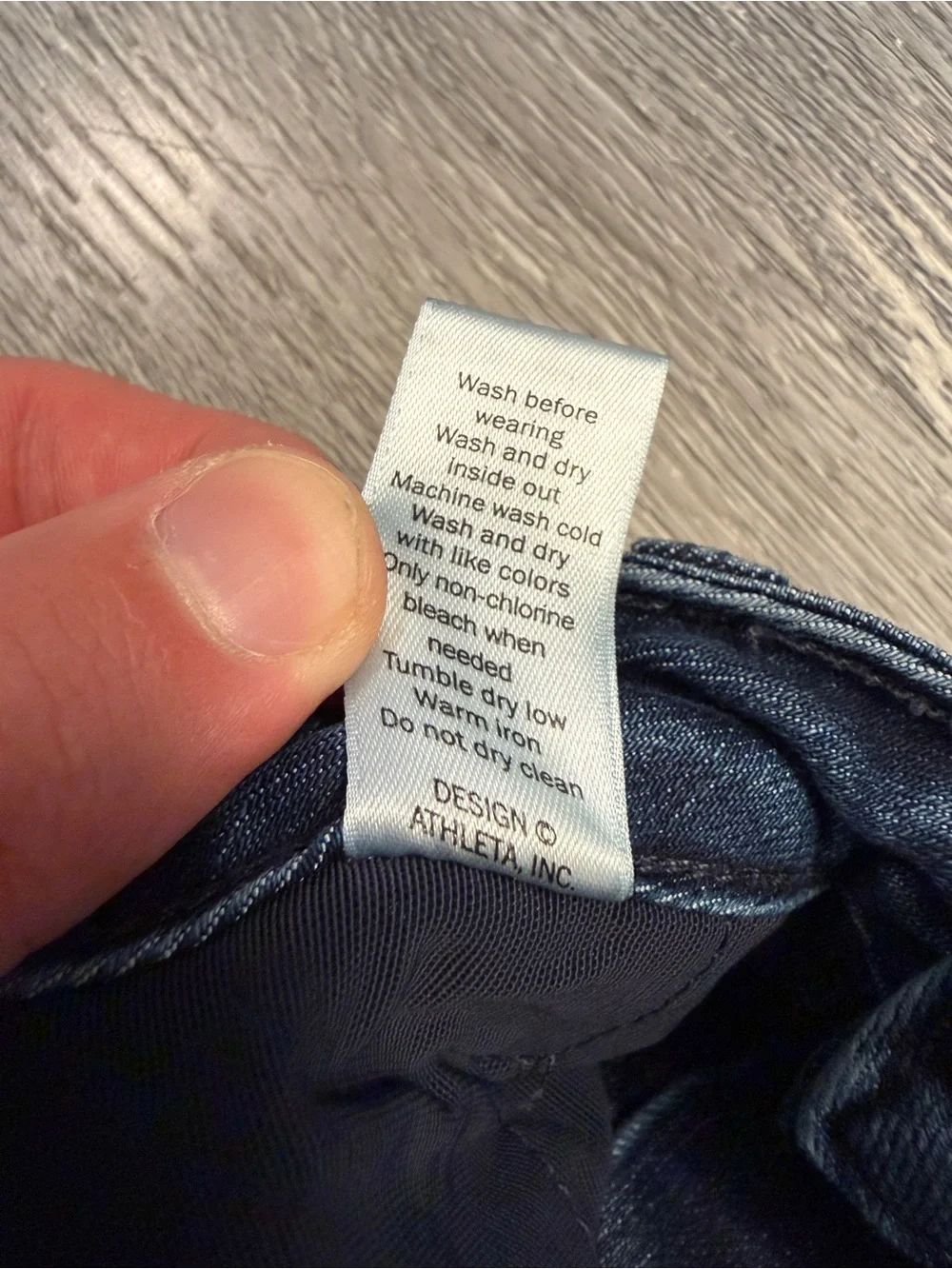 Athleta Jeans Womens Sculptek Skinny Dark Blue Stretch Denim Size 8 RN #54023